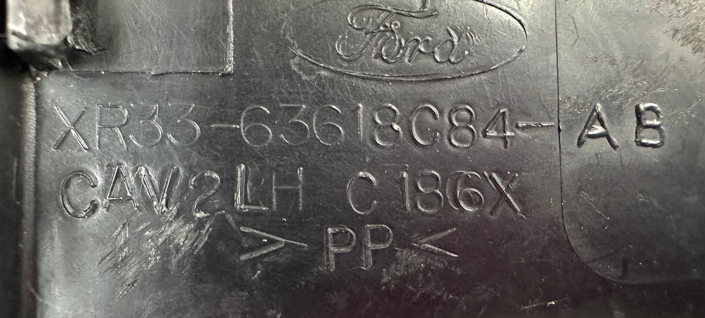 99-04 Ford Mustang Seat Bolt Track Cover (Set of 4) XR33-63618C82-AB, XR33-63618C82-BB, XR33-63618C84-BB, XR33-63618C84-AB OEM #01