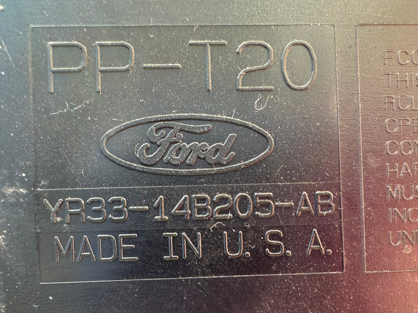 99-04 Ford Mustang Dash Harnes OEM YR3F-18T806-CA, YR33-14401-AF, XR3F-19B113-AB, XR33-14B205--AB #03