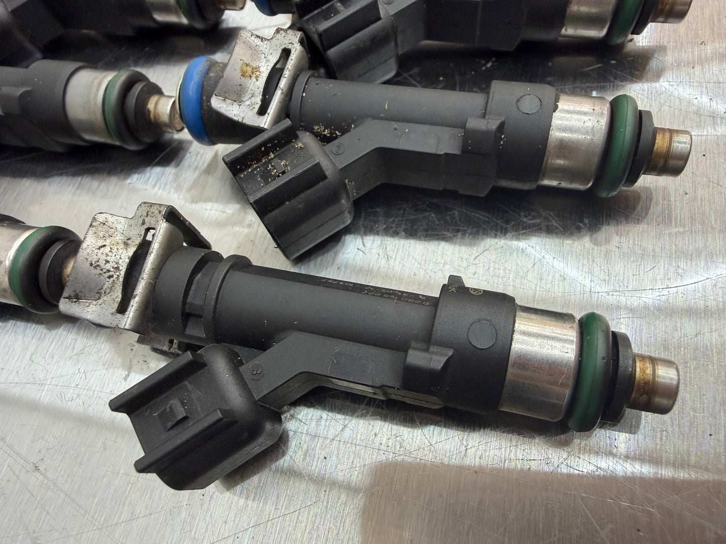 11-14 Ford Mustang 5.0 F150 BOSCH Fuel Injectors OEM BR3E-EB #CY