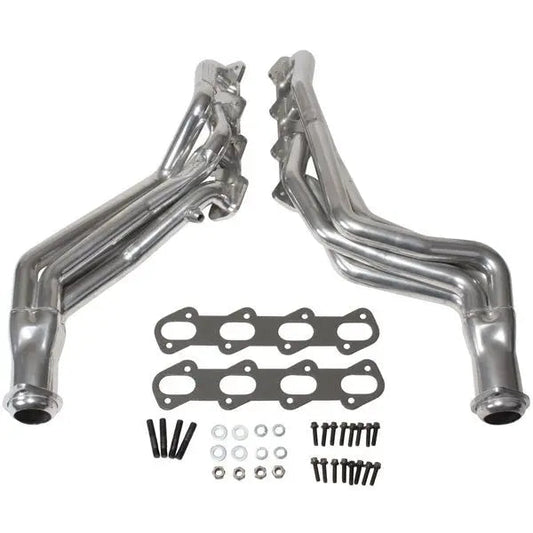 Ford Mustang Cobra Mach 1 1-5/8 Long Tube Exhaust Headers Polished Silver Ceramic 99-04
