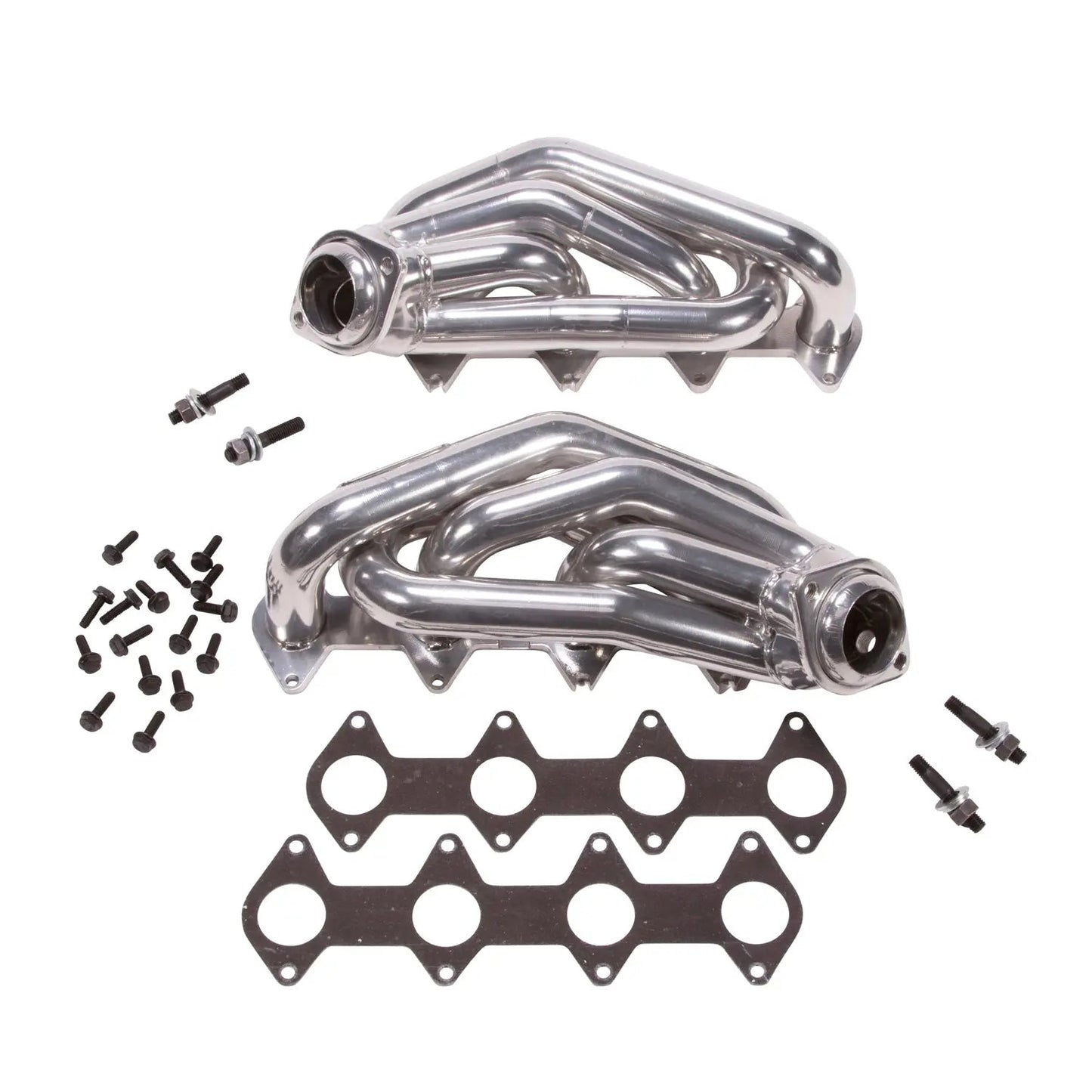 Ford Mustang GT 1-5/8 Shorty Exhaust Headers Polished Silver Ceramic 05-10