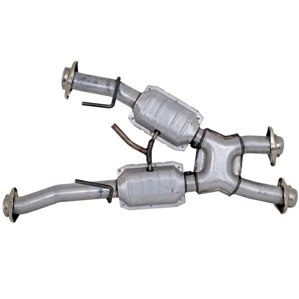 Ford Mustang V6 / V8 High Flow Catted X-Pipe 79-93 Automatic