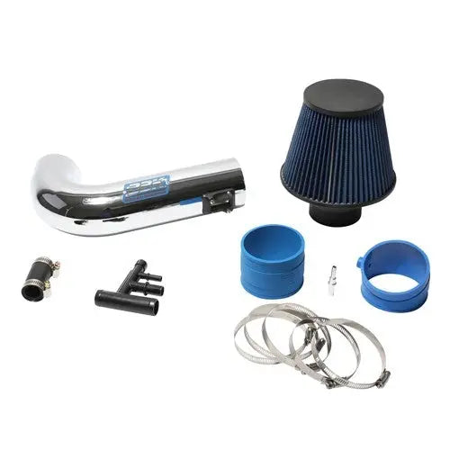 Ford Mustang GT Cold Air Intake Kit Powder Coated Chrome 15-17