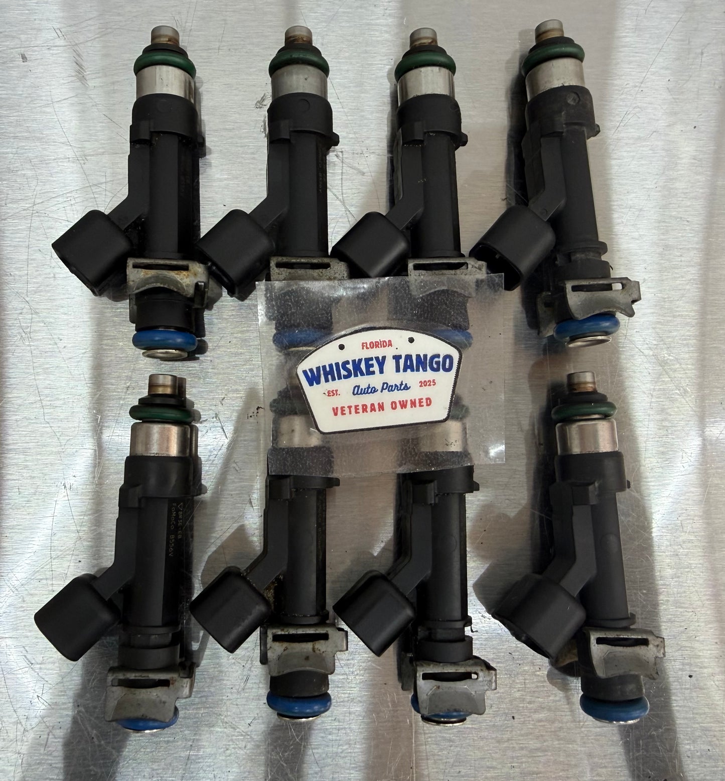 11-14 Ford Mustang 5.0 F150 BOSCH Fuel Injectors OEM BR3E-EB #CY