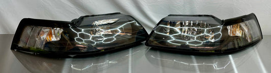 99-04 Ford Mustang Headlights Aftermarket #01