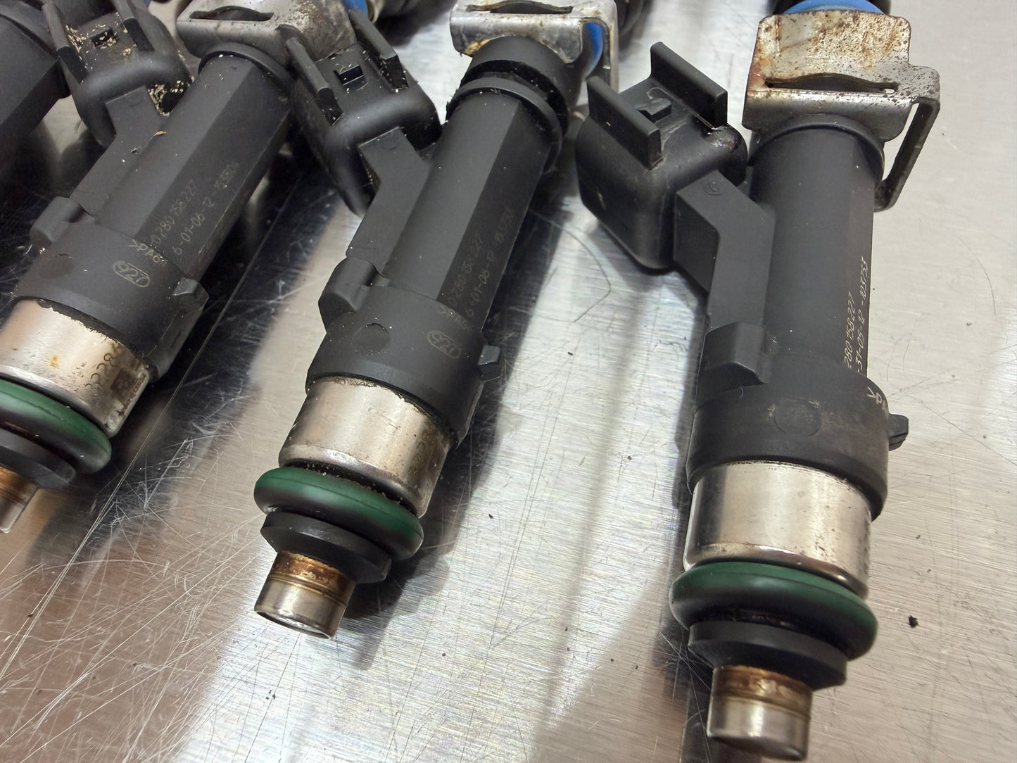 11-14 Ford Mustang 5.0 F150 BOSCH Fuel Injectors OEM BR3E-EB #CY