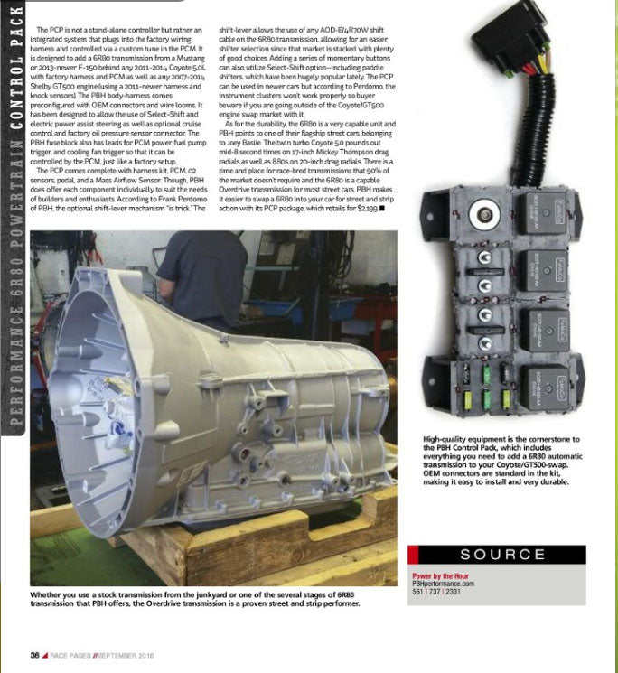 PBH GEN 1 Coyote and GT500 Body Harness