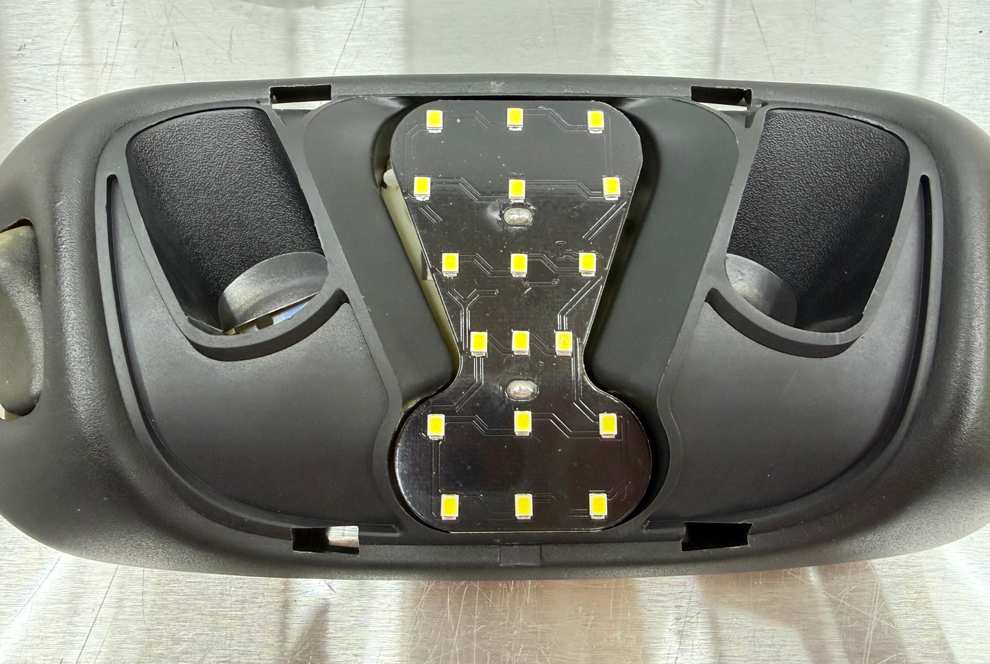 99-04 Ford Mustang Interior Overhead Dome Light OEM With aftermarket LED Light F4DB-13776-BCW #03