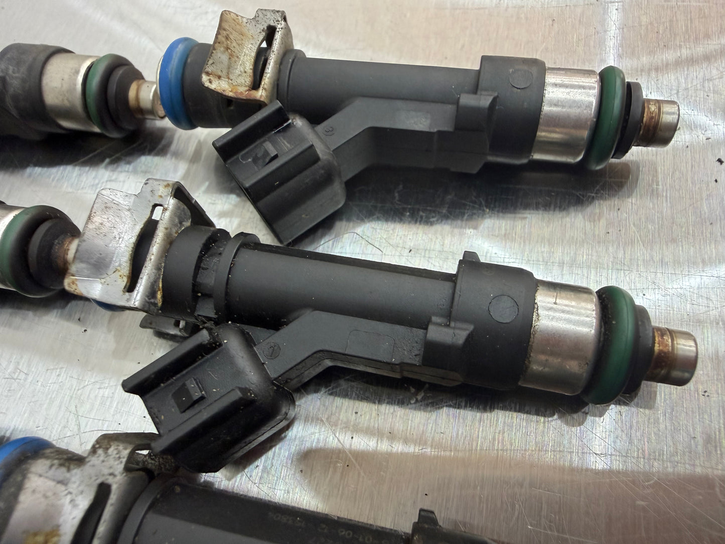 11-14 Ford Mustang 5.0 F150 BOSCH Fuel Injectors OEM BR3E-EB #CY