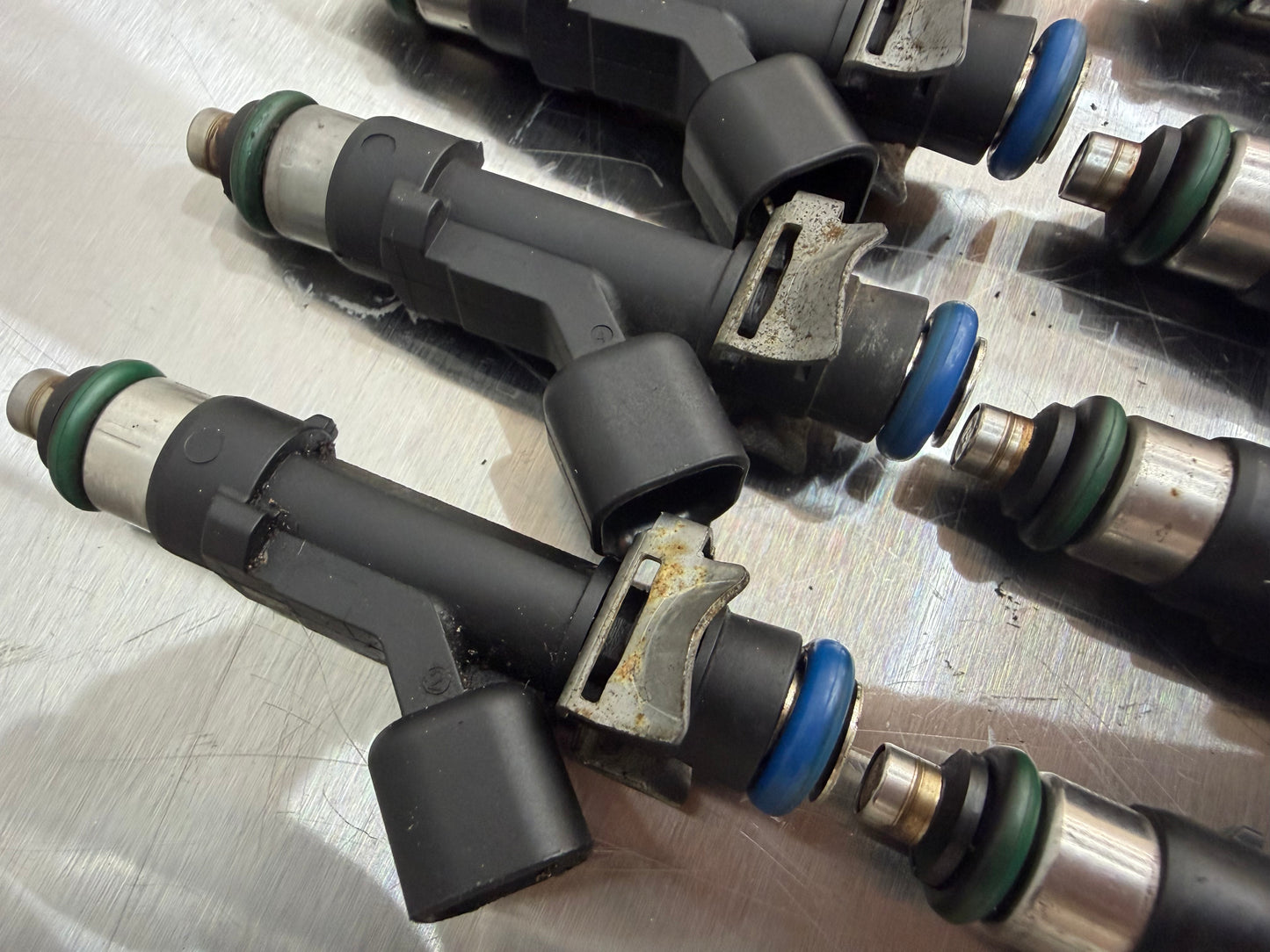 11-14 Ford Mustang 5.0 F150 BOSCH Fuel Injectors OEM BR3E-EB #CY