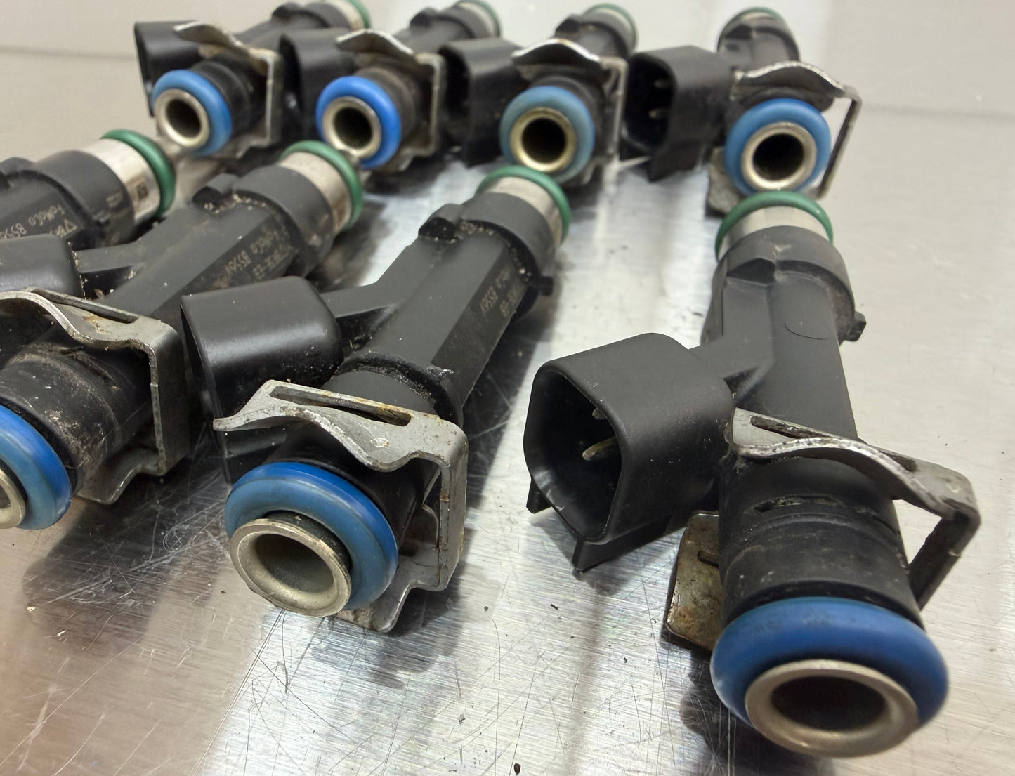 11-14 Ford Mustang 5.0 F150 BOSCH Fuel Injectors OEM BR3E-EB #CY