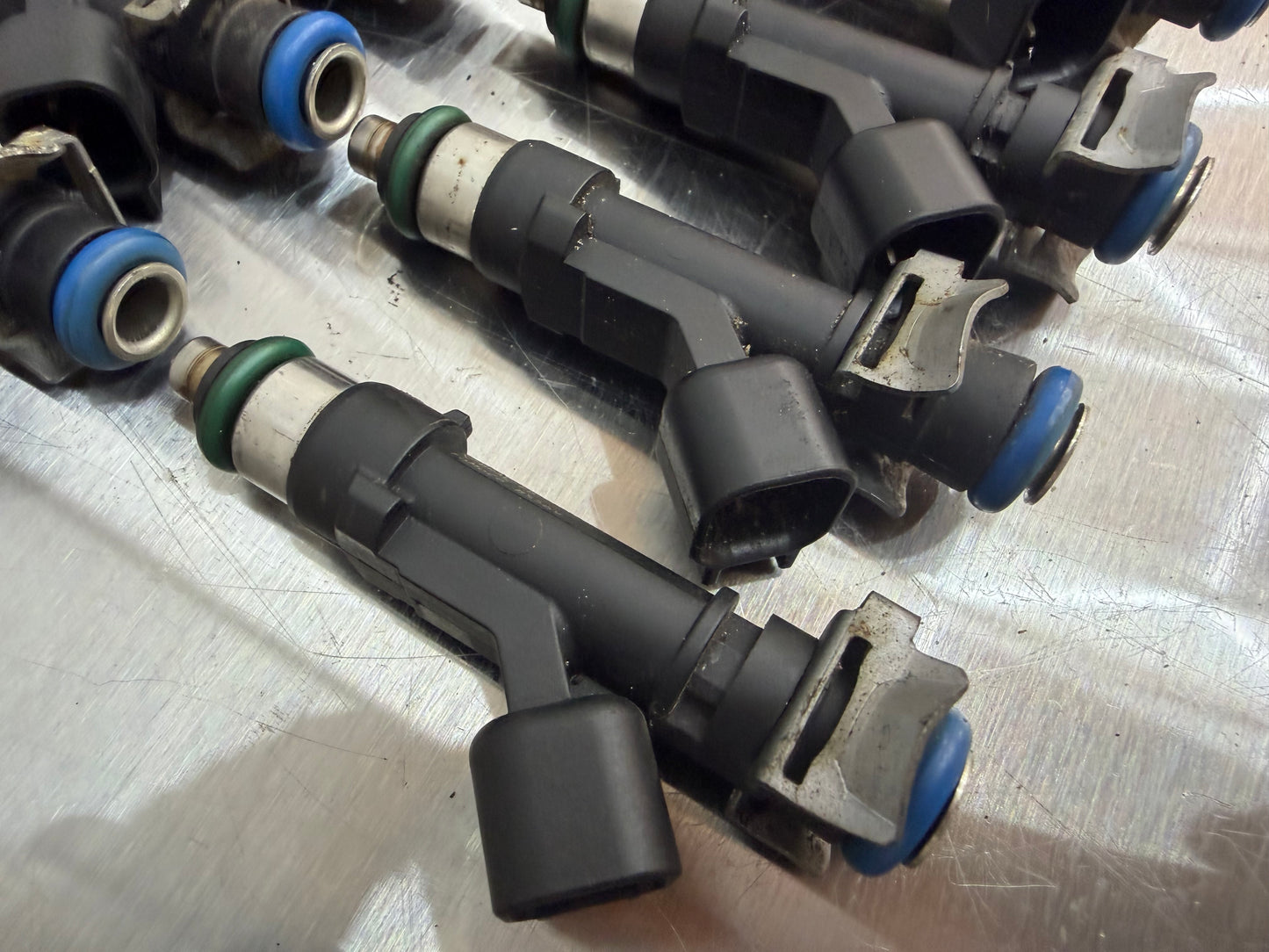 11-14 Ford Mustang 5.0 F150 BOSCH Fuel Injectors OEM BR3E-EB #CY