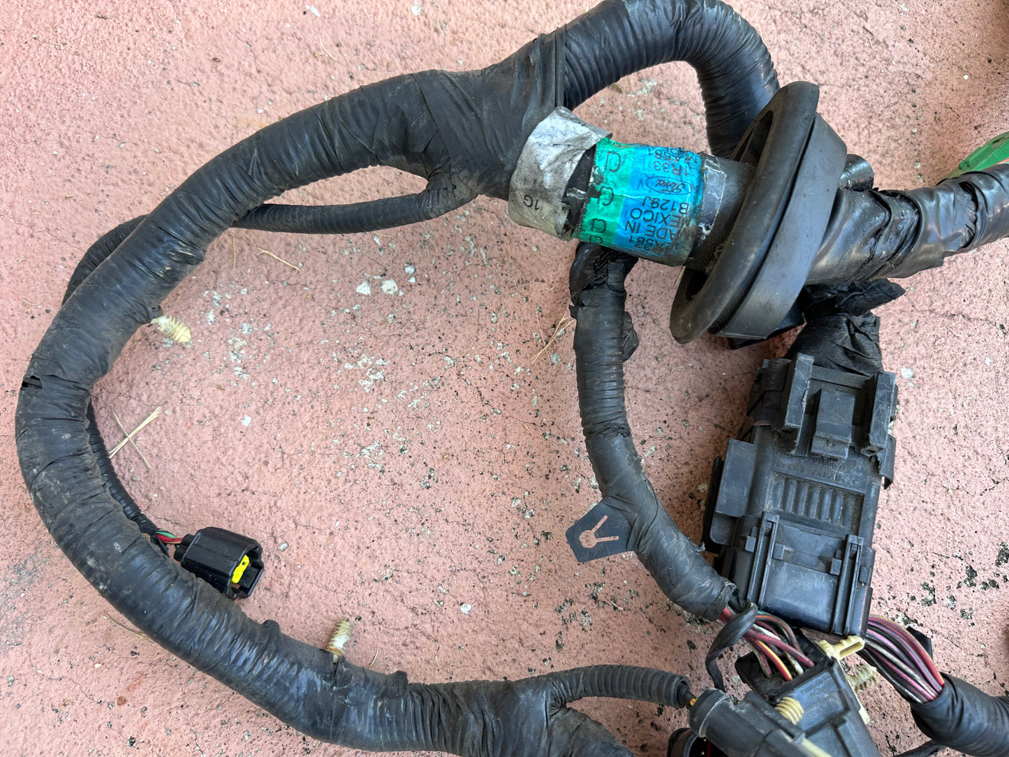 99-04 Ford Mustang Engine and ECU Harness OEM 1R33-12A581-CJF5SB-14A646-AA #01