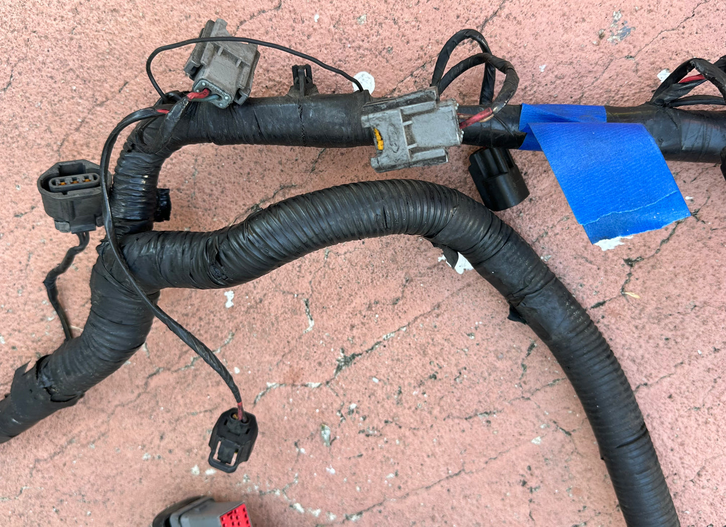 99-04 Ford Mustang Engine and ECU Harness OEM 1R33-12A581-CJF5SB-14A646-AA #01