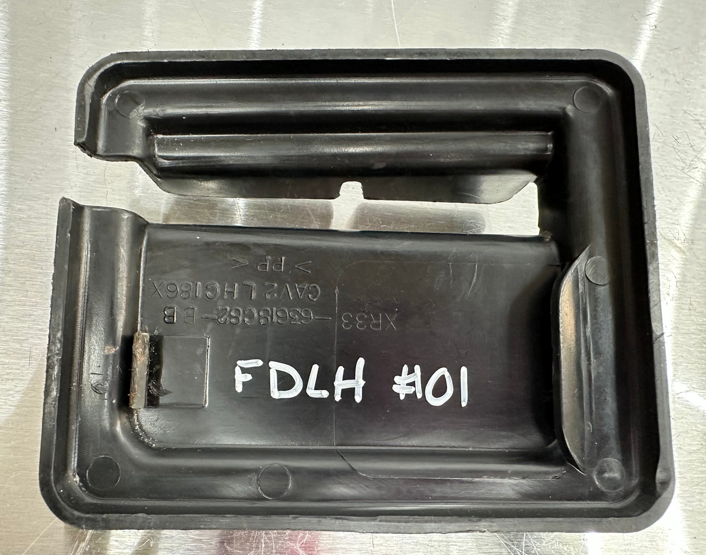 99-04 Ford Mustang Seat Bolt Track Cover (Set of 4) XR33-63618C82-AB, XR33-63618C82-BB, XR33-63618C84-BB, XR33-63618C84-AB OEM #01