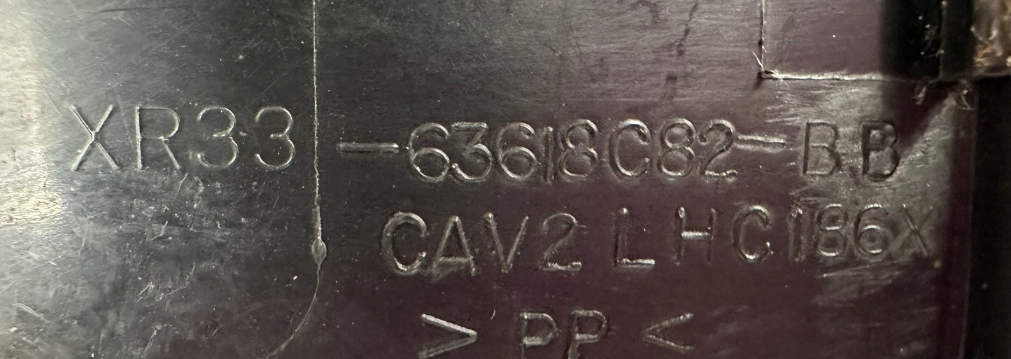 99-04 Ford Mustang Seat Bolt Track Cover (Set of 4) XR33-63618C82-AB, XR33-63618C82-BB, XR33-63618C84-BB, XR33-63618C84-AB OEM #01