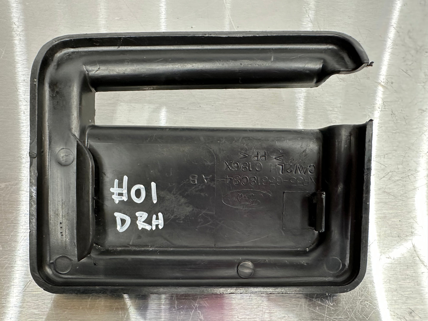 99-04 Ford Mustang Seat Bolt Track Cover (Set of 4) XR33-63618C82-AB, XR33-63618C82-BB, XR33-63618C84-BB, XR33-63618C84-AB OEM #01