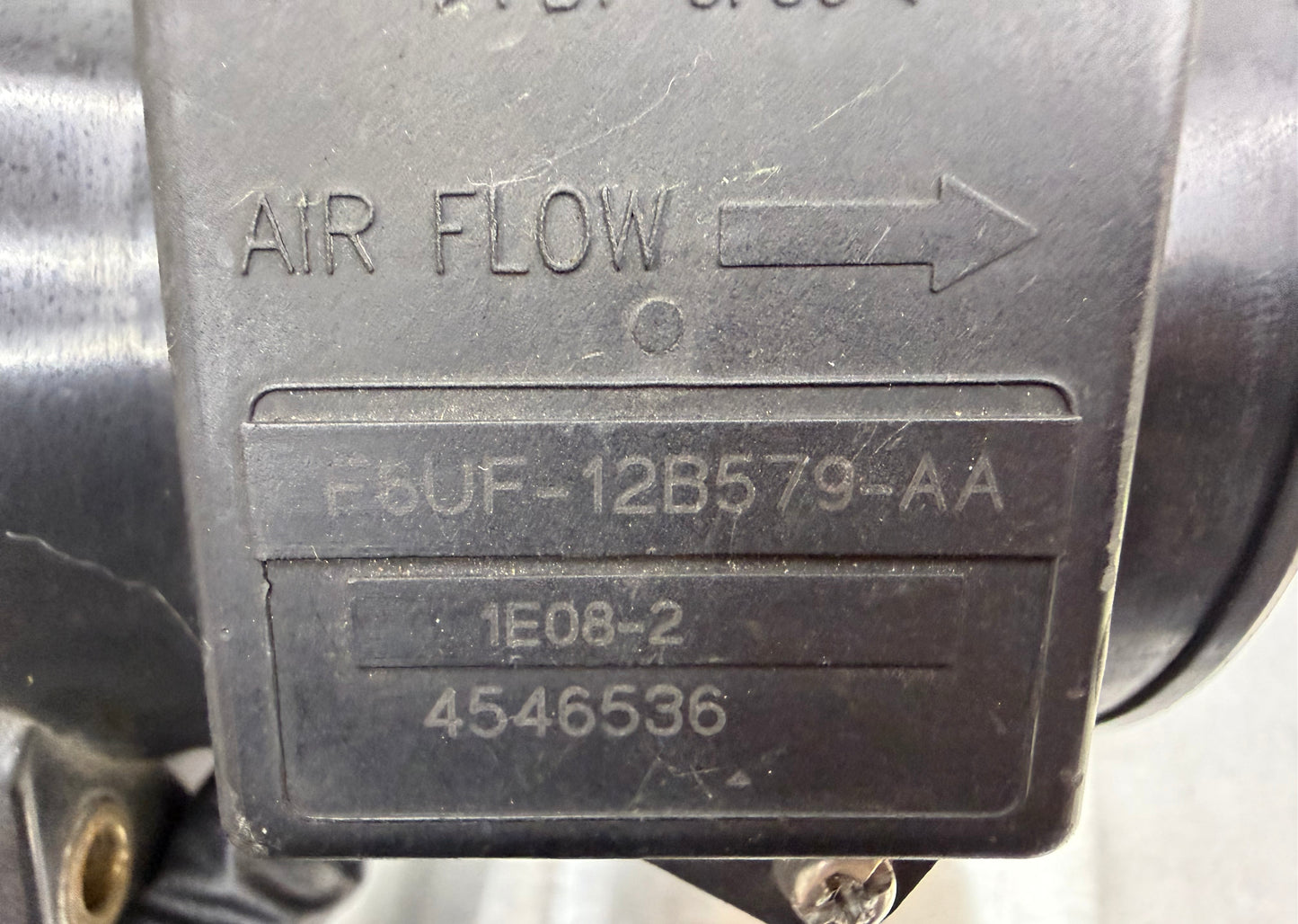 99-04 Ford Mustang MAF Mass Flow Air Center Sensor 2V OEM F6UF-12B579-AA, F8ZF-12B644-AA #03
