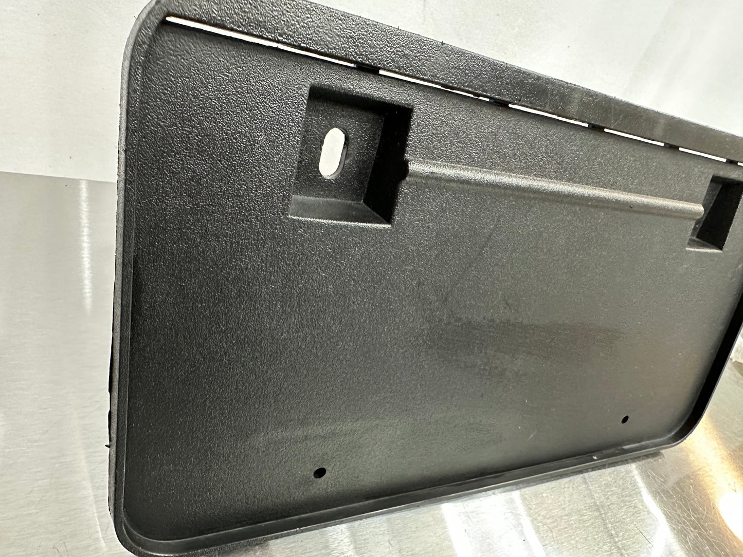 87-93 Ford Mustang Front Bumper License Plate Frame Bracket Mount OEM E5ZZ-17A385-A #01