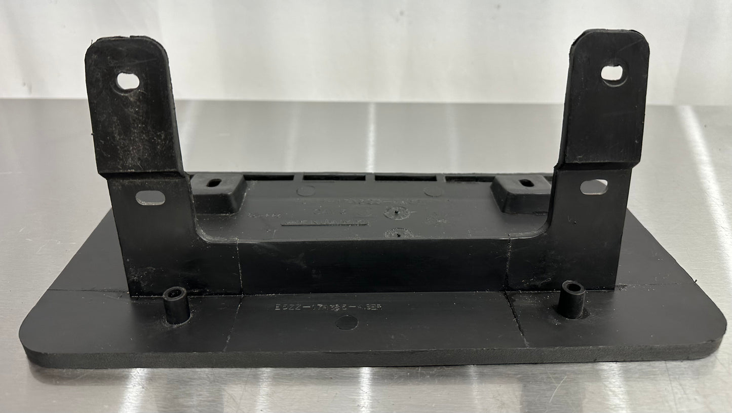 87-93 Ford Mustang Front Bumper License Plate Frame Bracket Mount OEM E5ZZ-17A385-A #01