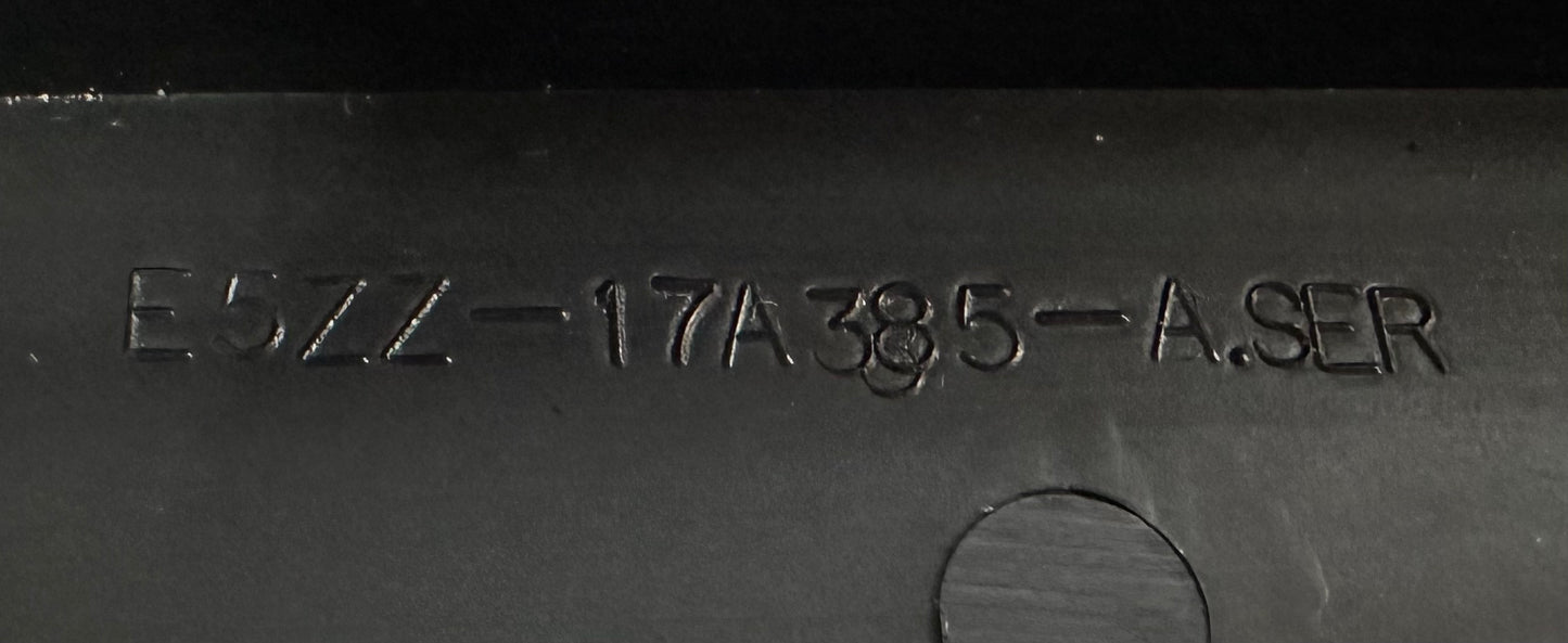 87-93 Ford Mustang Front Bumper License Plate Frame Bracket Mount OEM E5ZZ-17A385-A #01