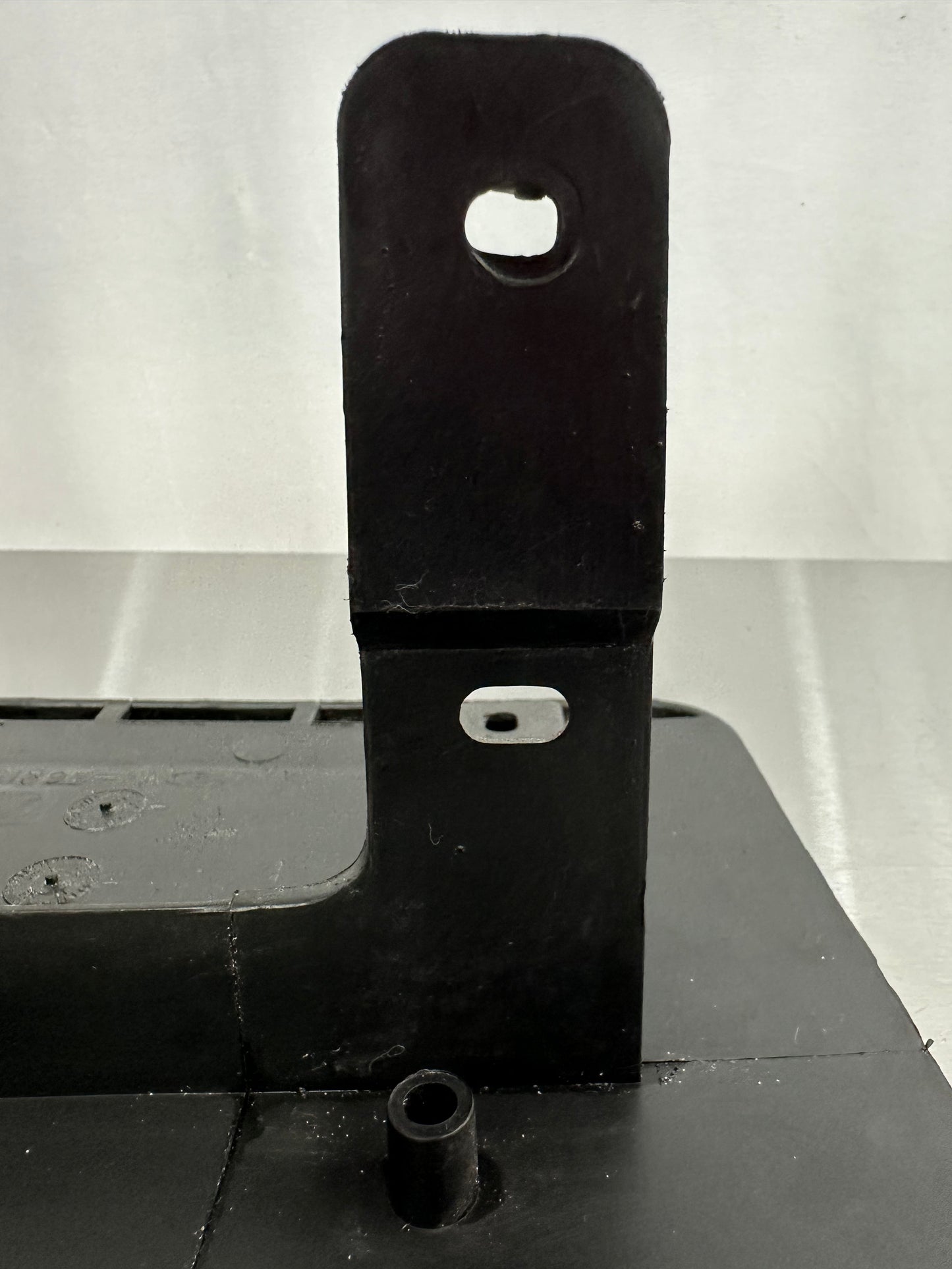 87-93 Ford Mustang Front Bumper License Plate Frame Bracket Mount OEM E5ZZ-17A385-A #01