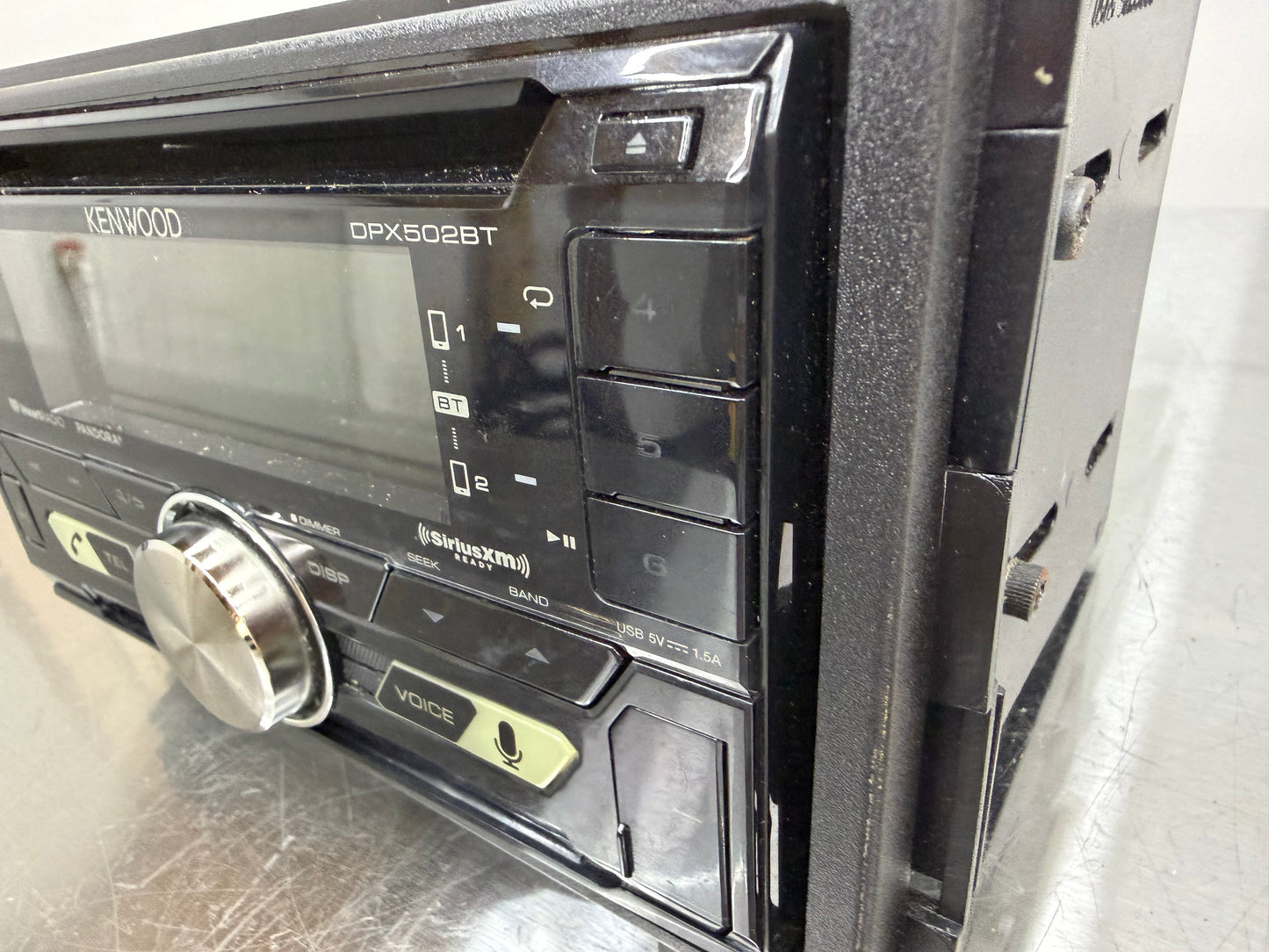 Kenwood DPX502BT Double-DIN In-Dash Car Radio CD Player Bluetooth USB SiriusXM Aftermarket #AC