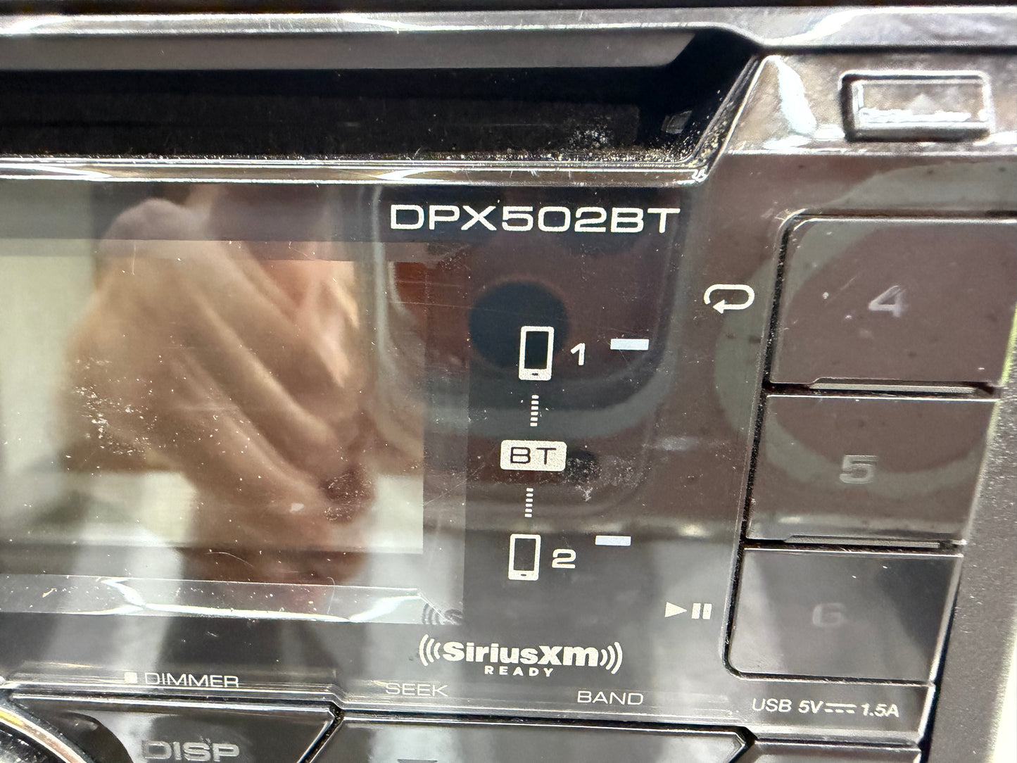Kenwood DPX502BT Double-DIN In-Dash Car Radio CD Player Bluetooth USB SiriusXM Aftermarket #AC