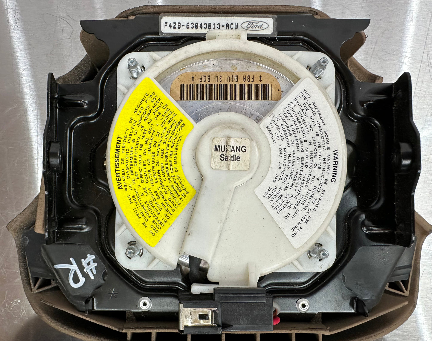 99-04 Ford Mustang Steering Wheel Airbag OEM #R