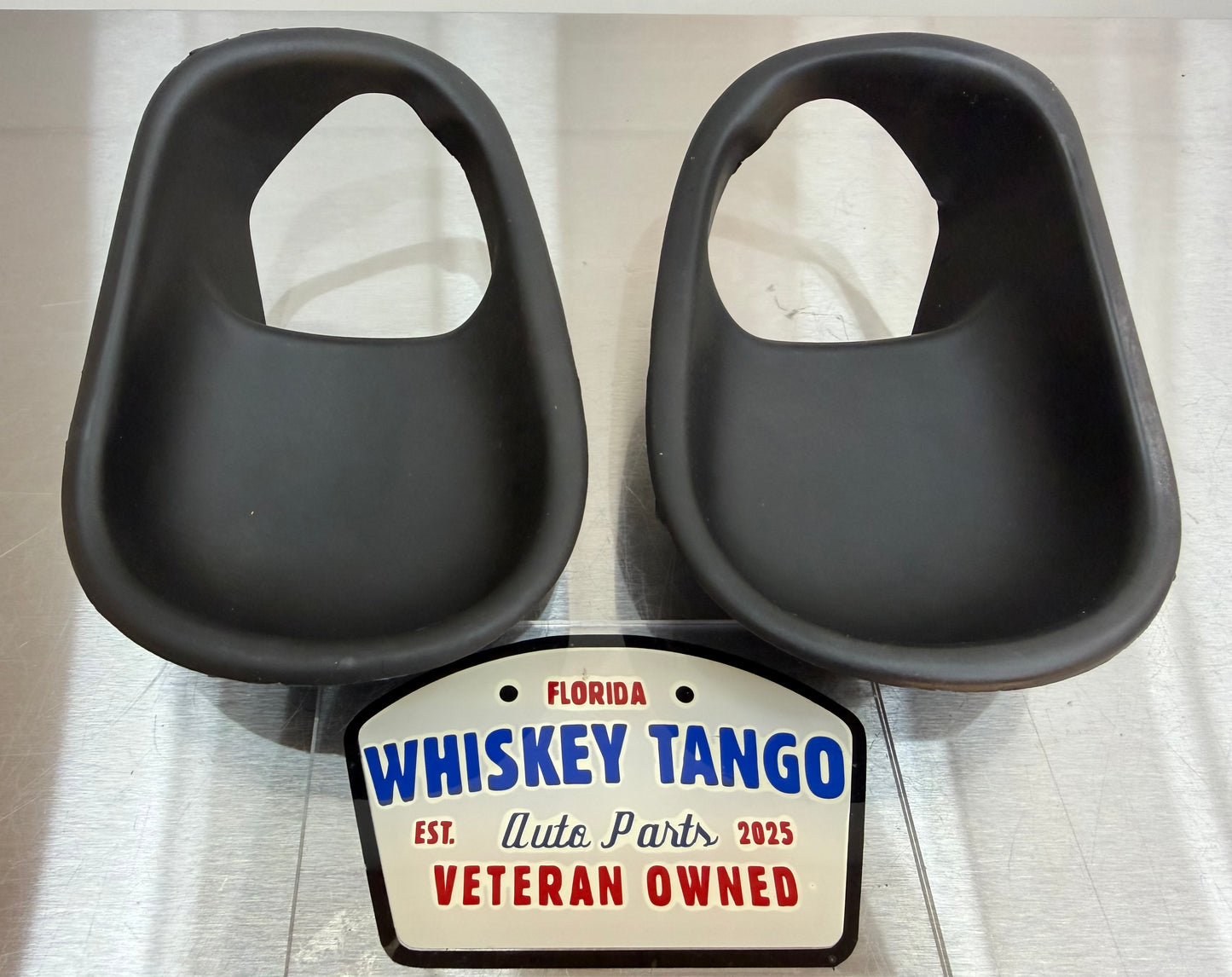 94-04 Ford Mustang Inside Door Handle Cup Trim Bezel LH Driver RH Passenger OEM F4ZB-6322897-AGW, F4ZB-6322896-AGW #05