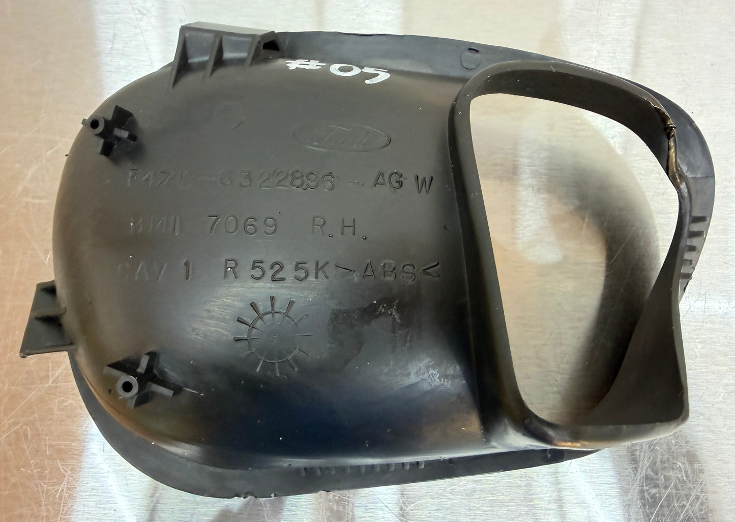94-04 Ford Mustang Inside Door Handle Cup Trim Bezel LH Driver RH Passenger OEM F4ZB-6322897-AGW, F4ZB-6322896-AGW #05