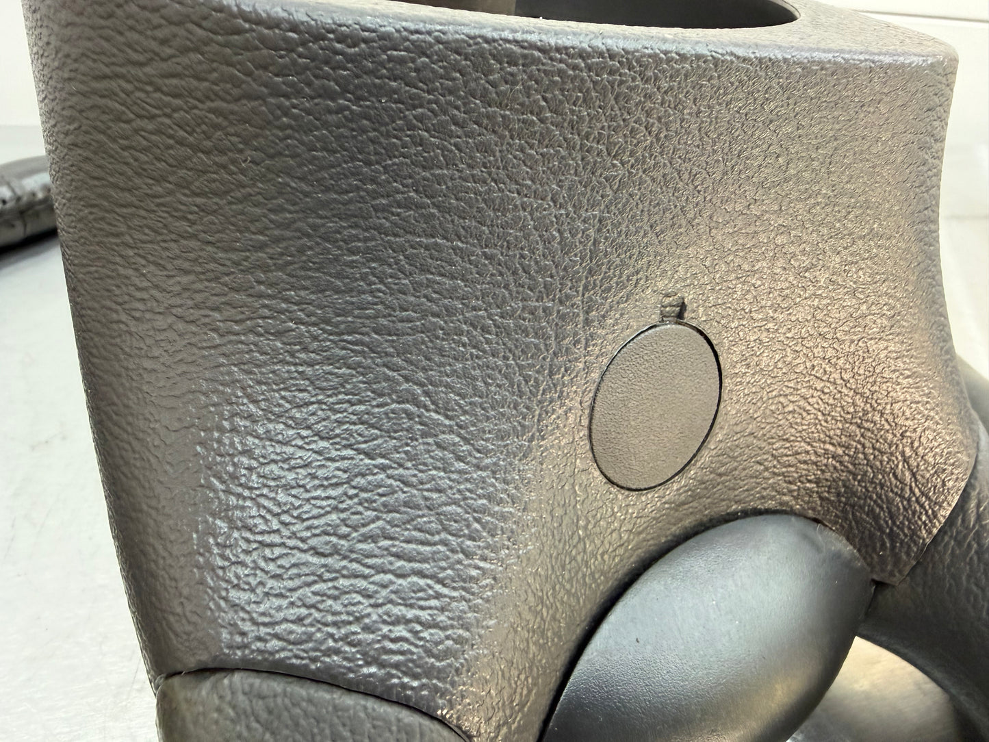 94-98 Ford Mustang Gray Leather Steering Wheel W/ Cruise Control OEM F5ZC-9D780-AA #05