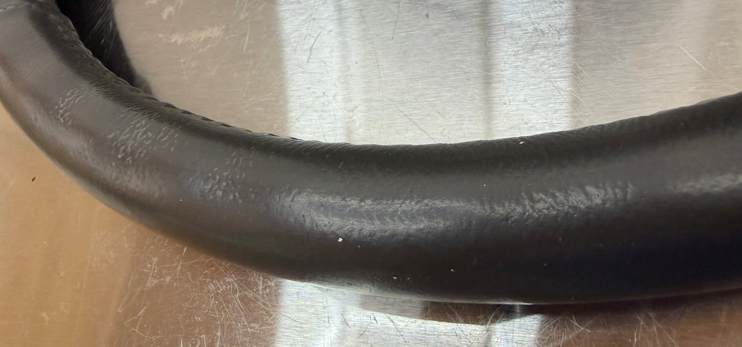 94-98 Ford Mustang Gray Leather Steering Wheel W/ Cruise Control OEM F5ZC-9D780-AA #05
