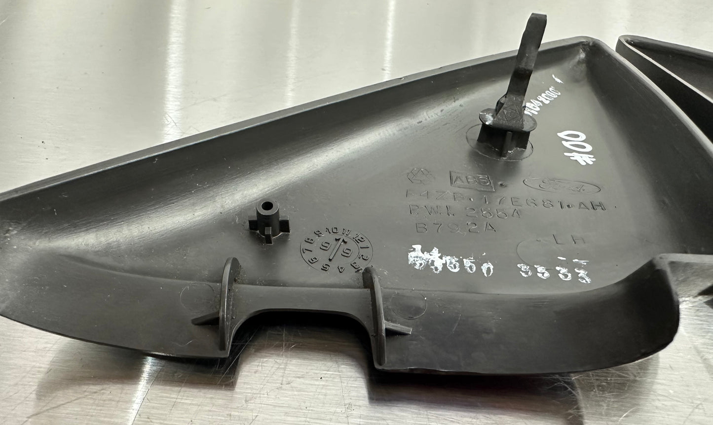 99-04 Ford Mustang Door Panel Mirror Trim Covers LH RH OEM F4ZB-17E681-AH, F4ZB-17E680-AH #00