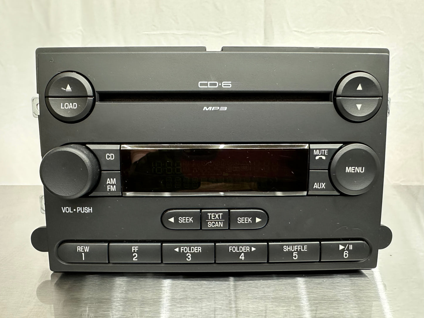 07 Ford F150 Edge Radio 6 Disc CD MP3 AM/FM OEM 7T4T-18C815-AG #A