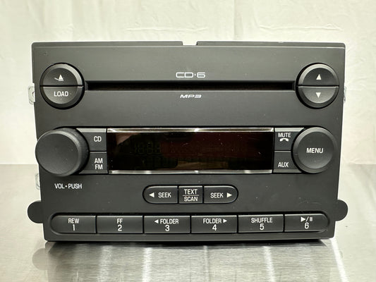07 Ford F150 Edge Radio 6 Disc CD MP3 AM/FM OEM 7T4T-18C815-AG #A