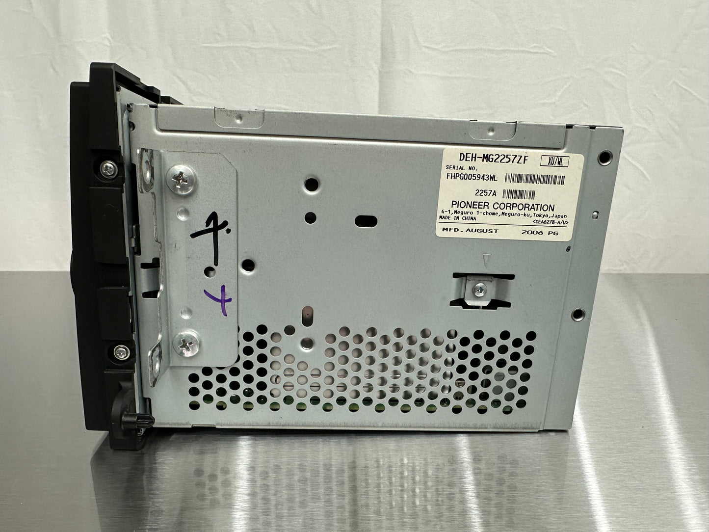 07 Ford F150 Edge Radio 6 Disc CD MP3 AM/FM OEM 7T4T-18C815-AG #A