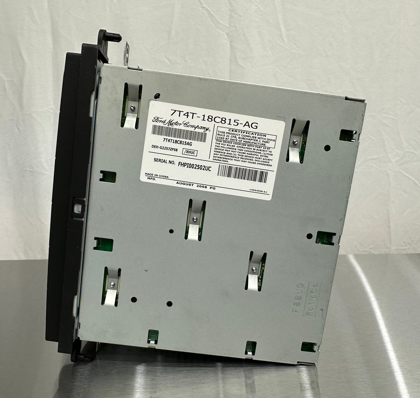 07 Ford F150 Edge Radio 6 Disc CD MP3 AM/FM OEM 7T4T-18C815-AG #A