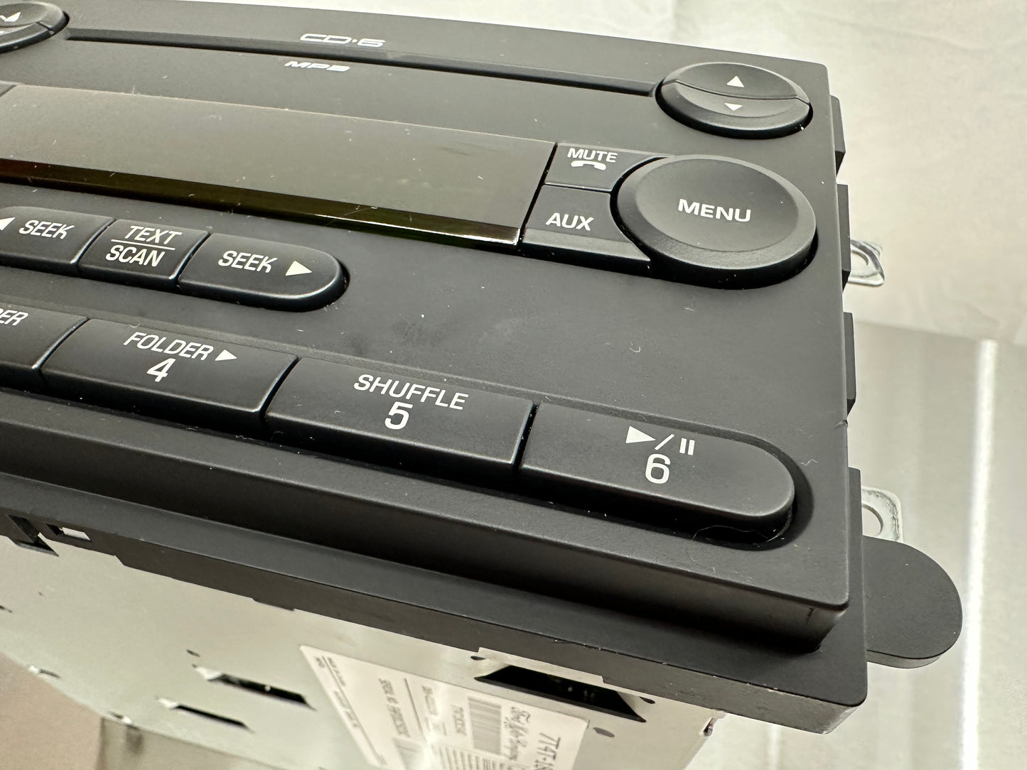 07 Ford F150 Edge Radio 6 Disc CD MP3 AM/FM OEM 7T4T-18C815-AG #A