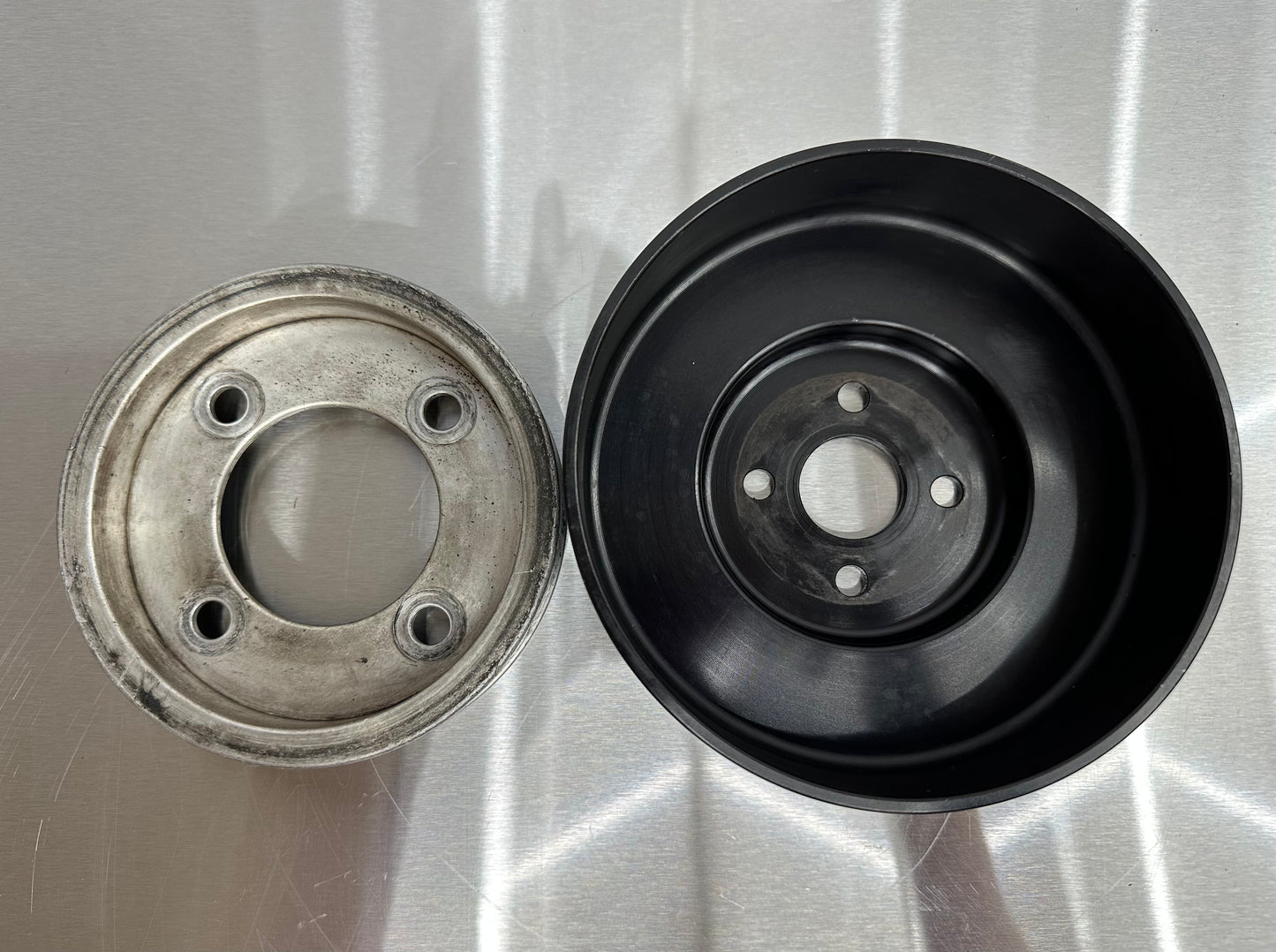 94-95 Ford Mustang SN95 Under Drive Crank and Water Pump Pulleys