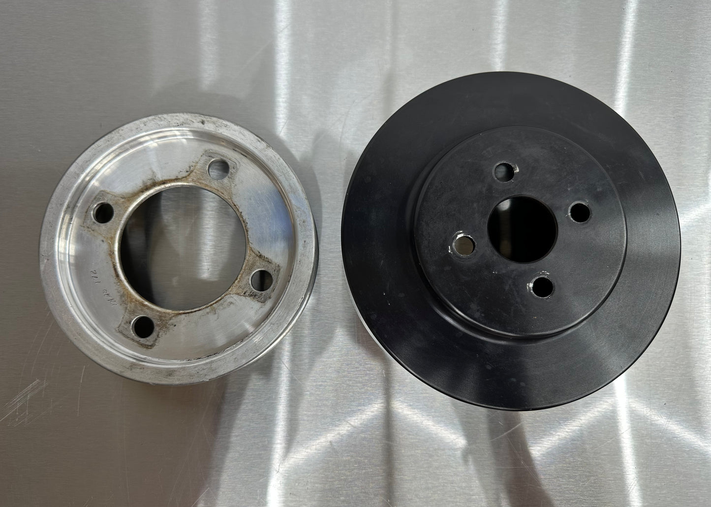 94-95 Ford Mustang SN95 Under Drive Crank and Water Pump Pulleys