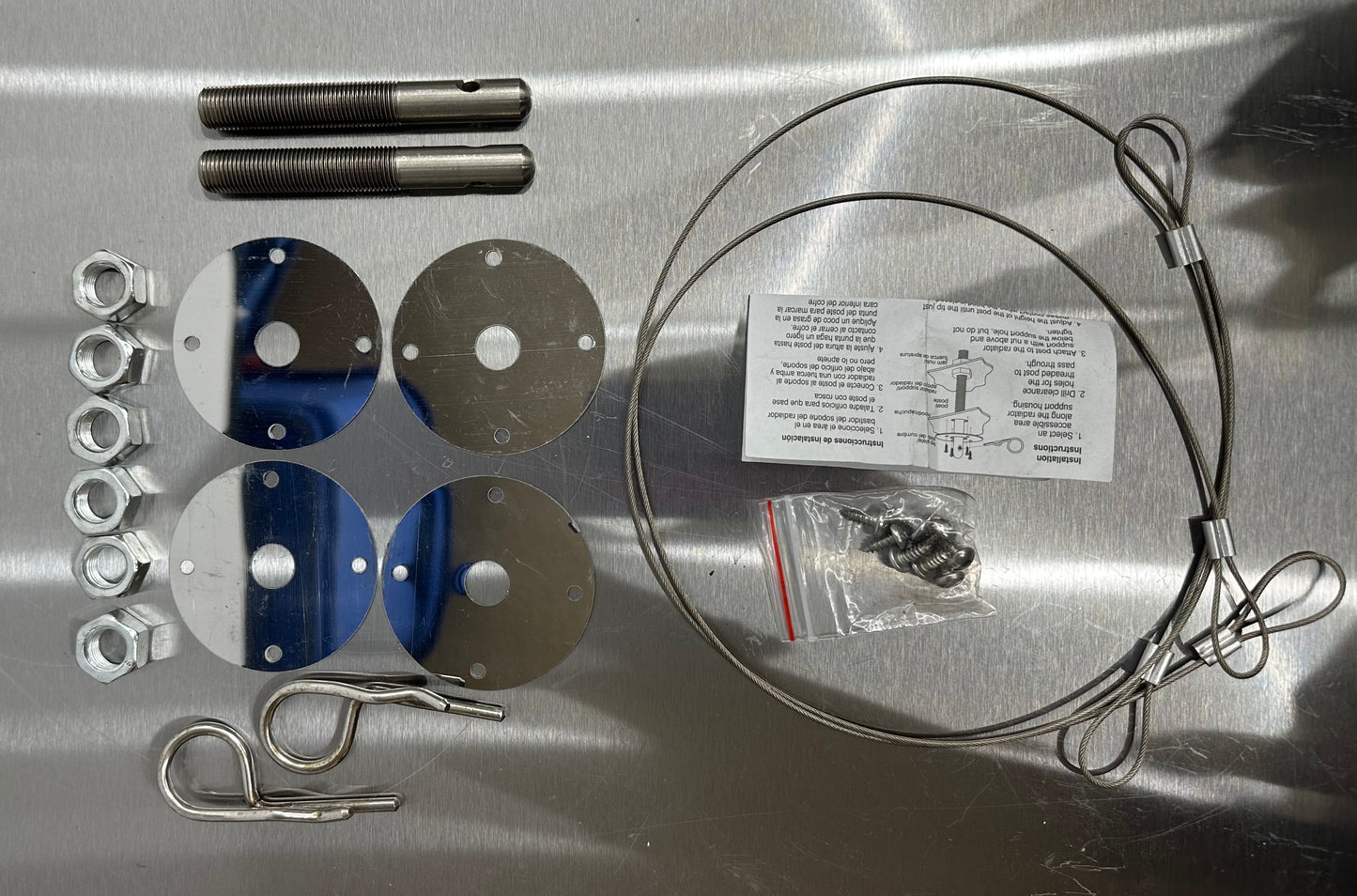 Hood Pins Assembly Kit Aftermarket