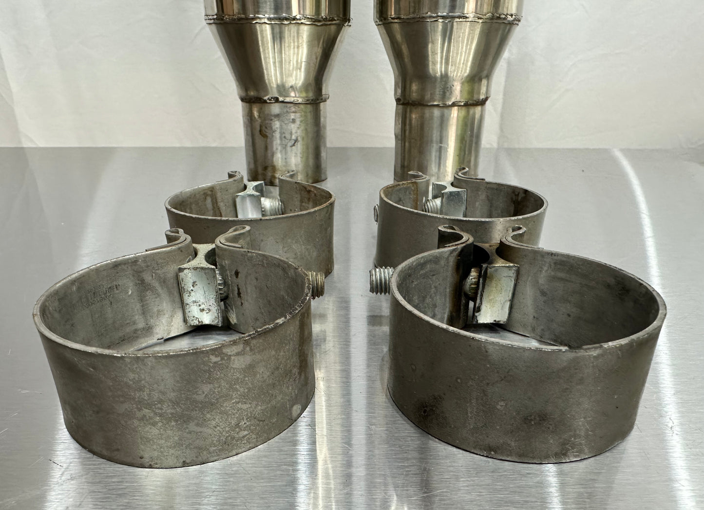 99-04 Ford Mustang SLP LM1 Mufflers Resonators #01