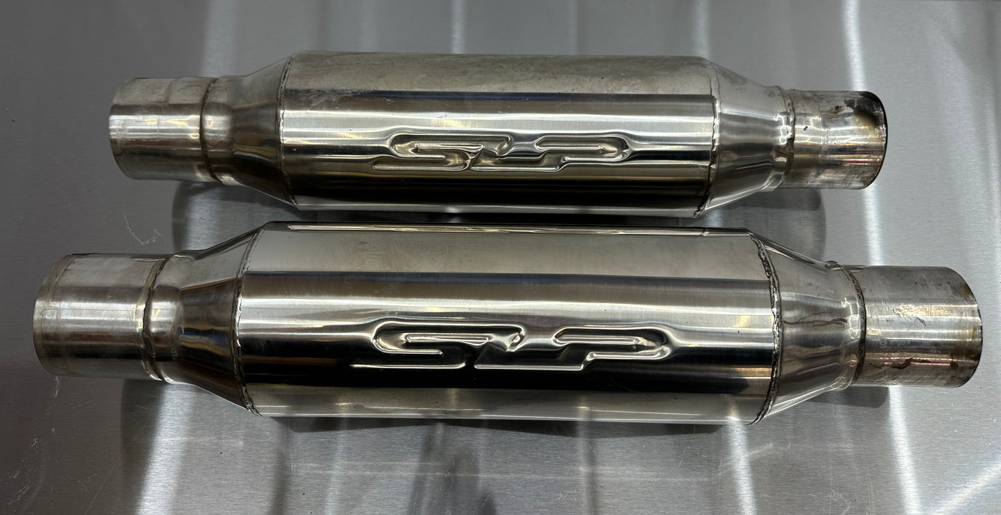 99-04 Ford Mustang SLP LM1 Mufflers Resonators #01