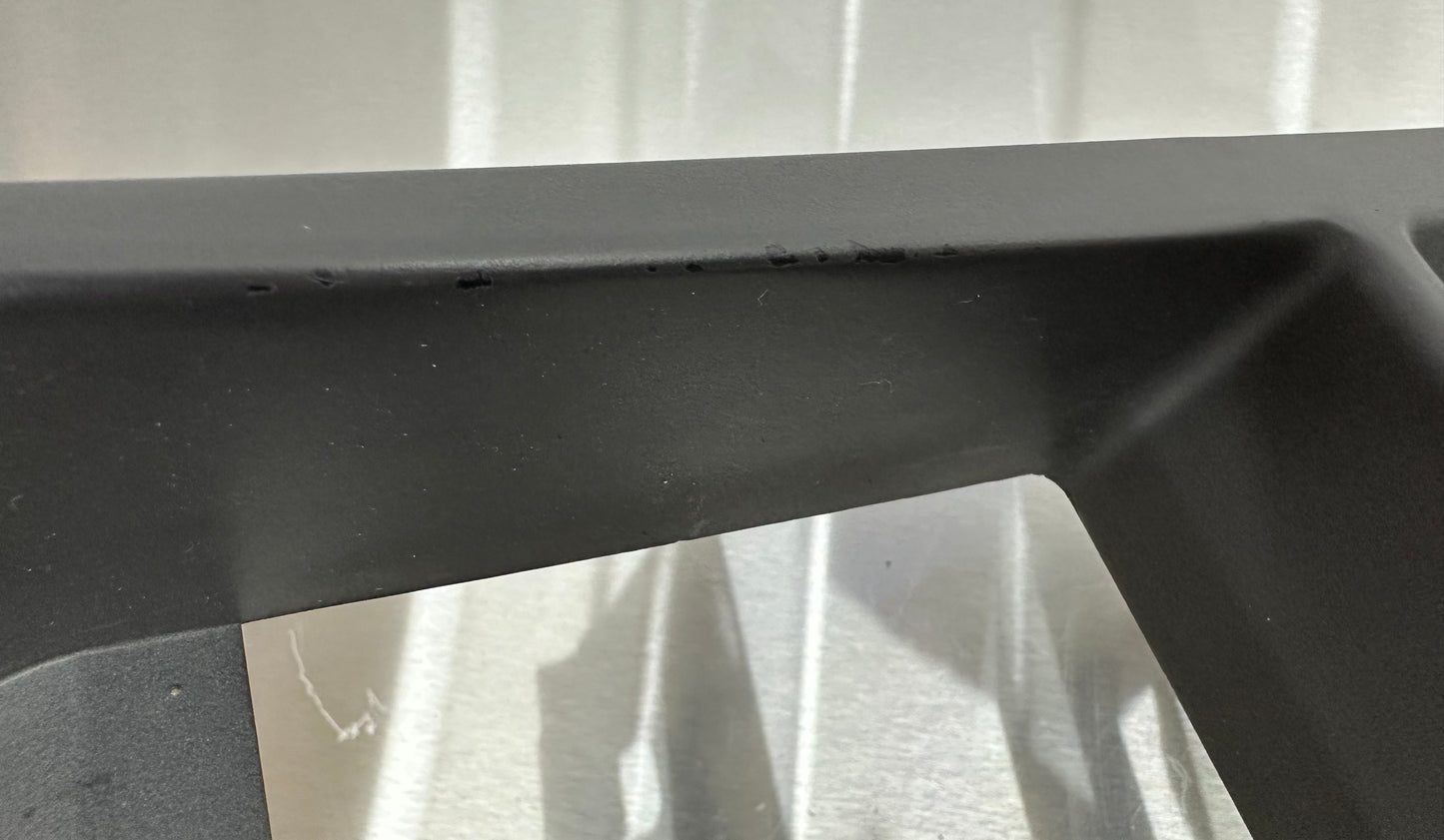 01-04 Ford Mustang Radio Bezel Center Dash Midnight Black OEM 1R3X-6304302-AD, 1R3X-6304302-ADW #01