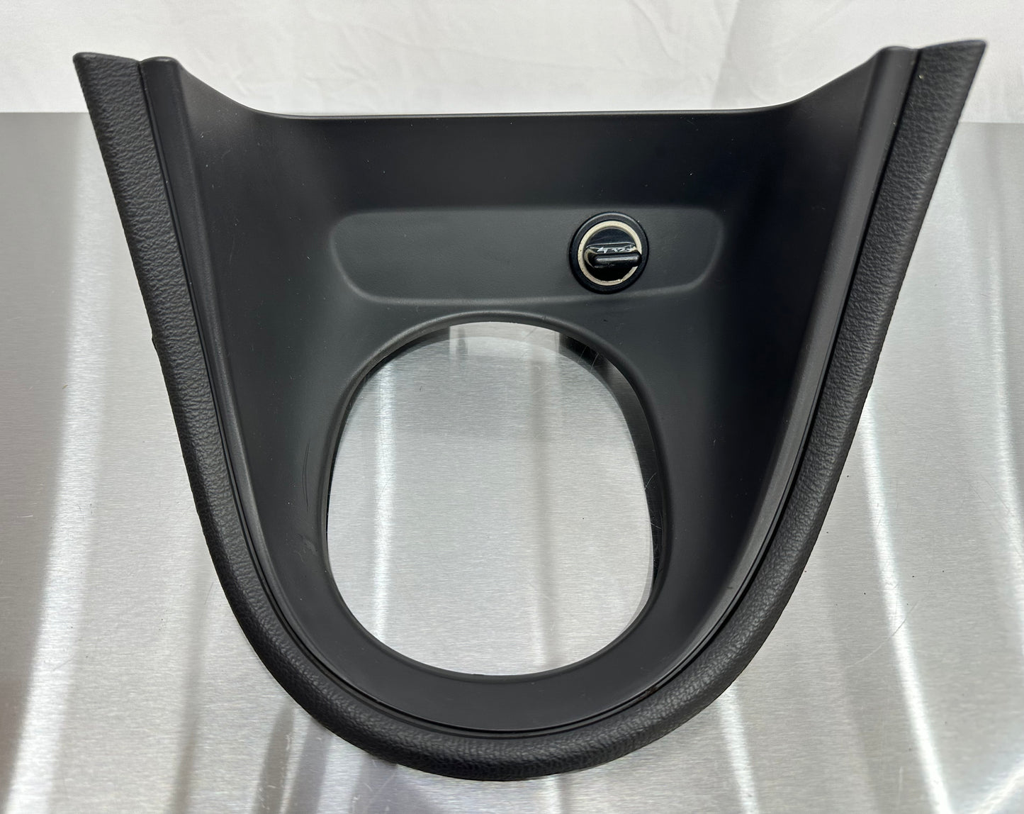 99-04 Ford Mustang Shifter Console Trim Bezel Midnight Black W/ Cigarette Lighter Outlet W/ 12V Cigarette Lighter Dummy OEM XR33-6304844, 44ZG-2526, 93BG-135052-BA #01