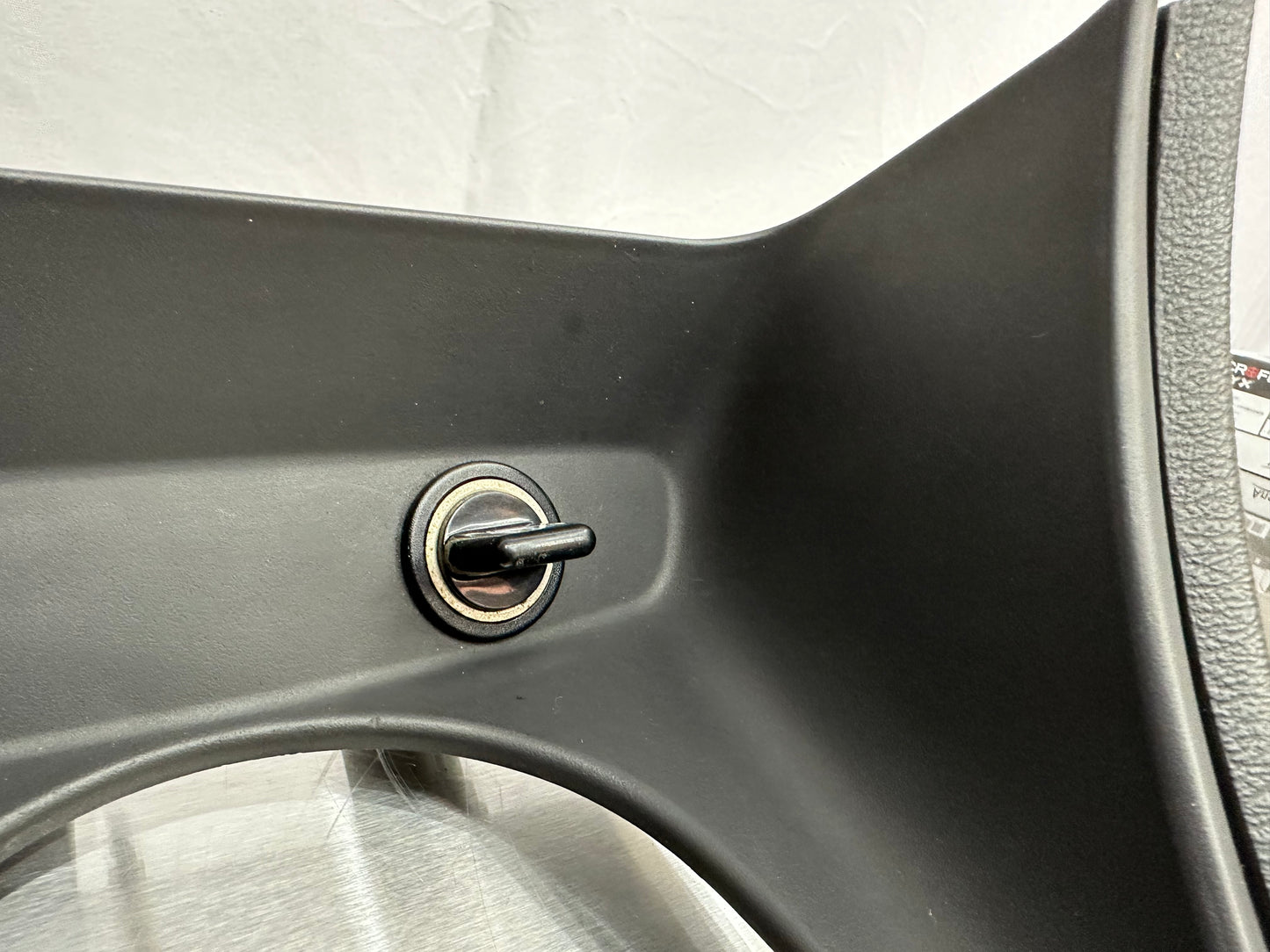 99-04 Ford Mustang Shifter Console Trim Bezel Midnight Black W/ Cigarette Lighter Outlet W/ 12V Cigarette Lighter Dummy OEM XR33-6304844, 44ZG-2526, 93BG-135052-BA #01