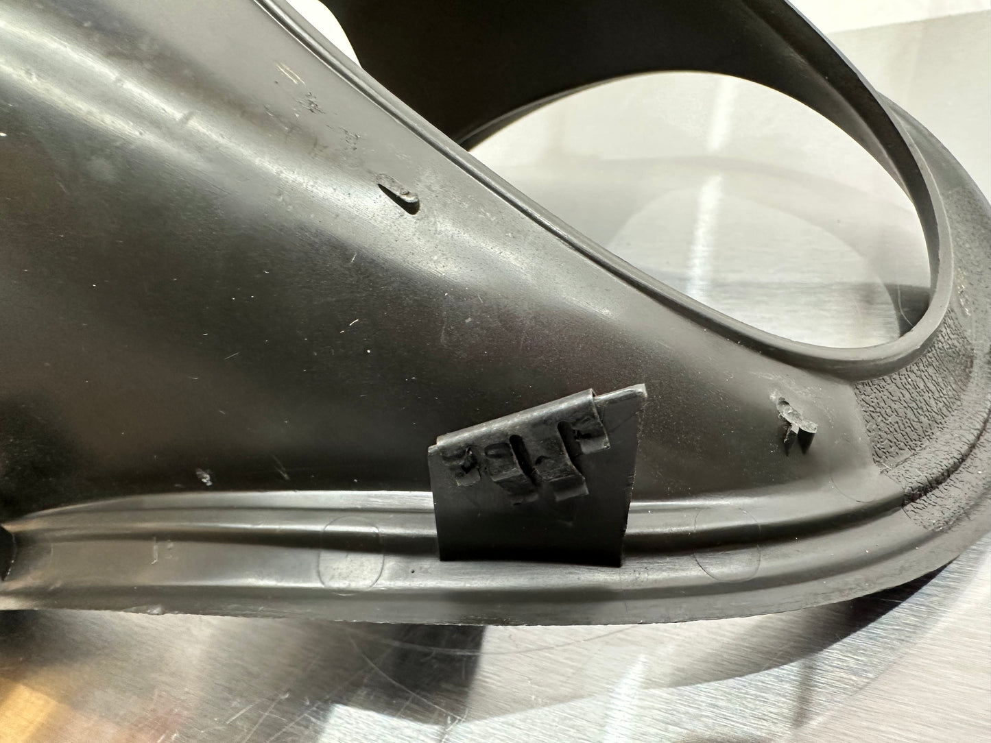 99-04 Ford Mustang Shifter Console Trim Bezel Midnight Black W/ Cigarette Lighter Outlet W/ 12V Cigarette Lighter Dummy OEM XR33-6304844, 44ZG-2526, 93BG-135052-BA #01