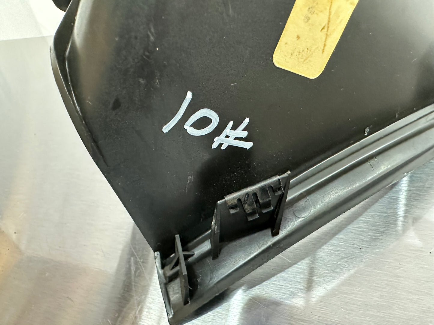 99-04 Ford Mustang Shifter Console Trim Bezel Midnight Black W/ Cigarette Lighter Outlet W/ 12V Cigarette Lighter Dummy OEM XR33-6304844, 44ZG-2526, 93BG-135052-BA #01