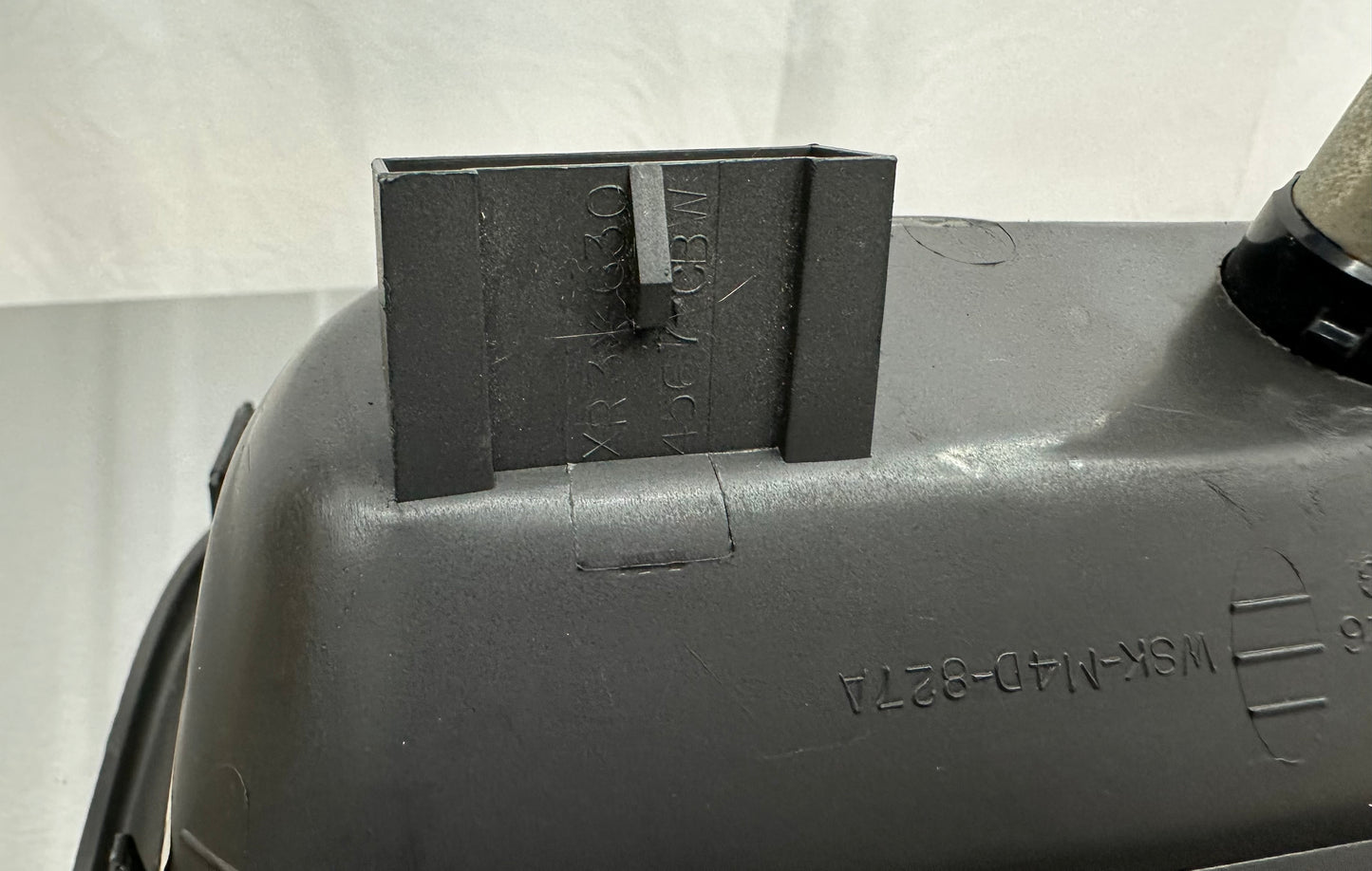 99-04 Ford Mustang Shifter Console Trim Bezel Midnight Black W/ Cigarette Lighter Outlet W/ 12V Cigarette Lighter Dummy OEM XR33-6304844, 44ZG-2526, 93BG-135052-BA #01